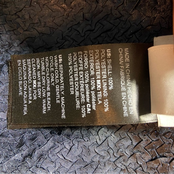 Chico's Sz 2 Sea Shell Abstract Satin Textured Cardigan Duster Midi Jacket 14/16 - Picture 10 of 10